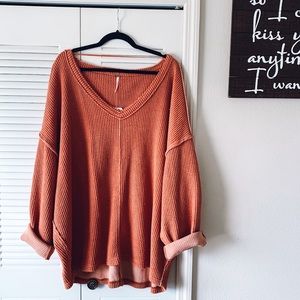 NWT Free People Easy V Pullover